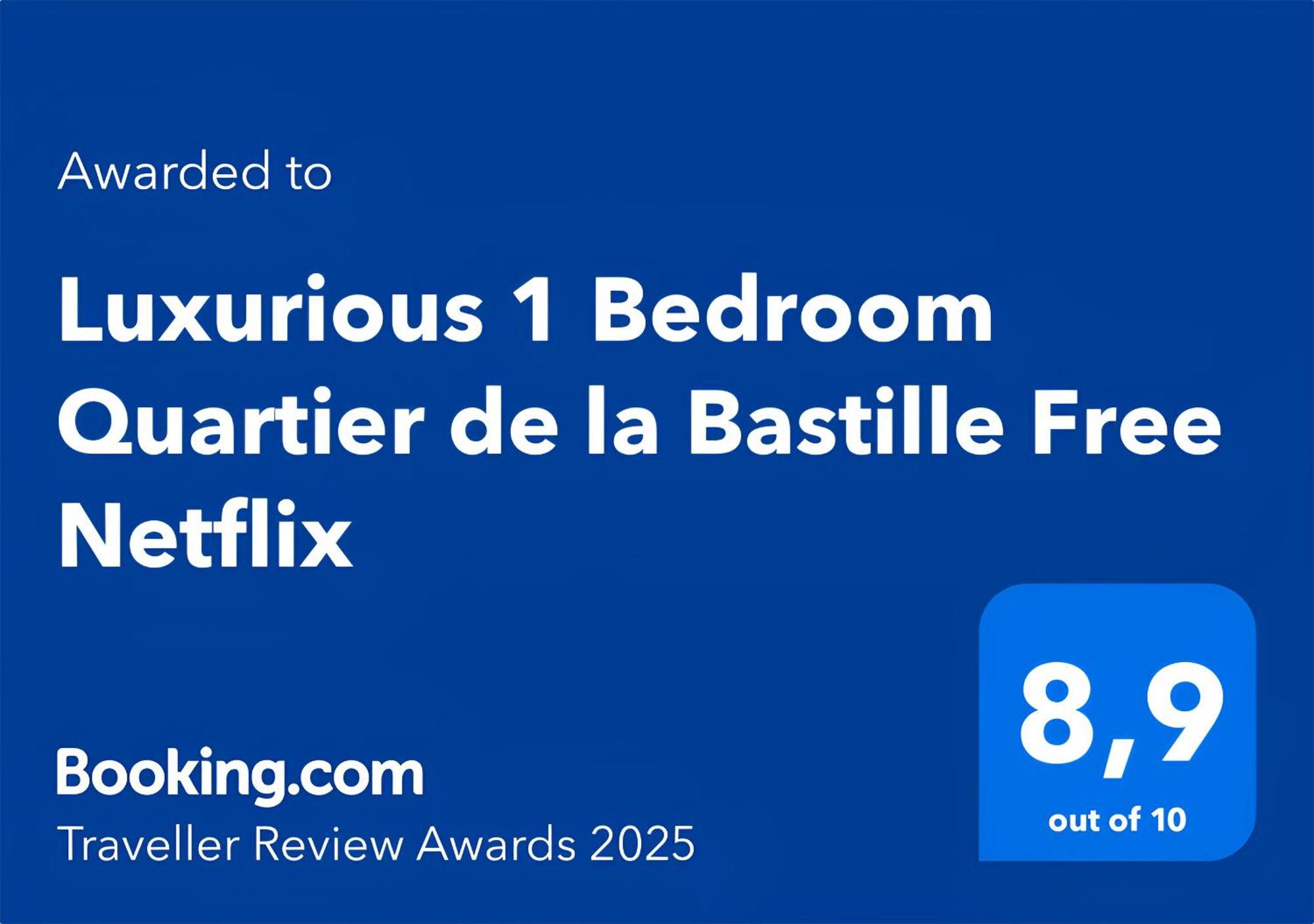 Luxurious 1 Bedroom Quartier De La Bastille Free Netflix Paris Extérieur photo