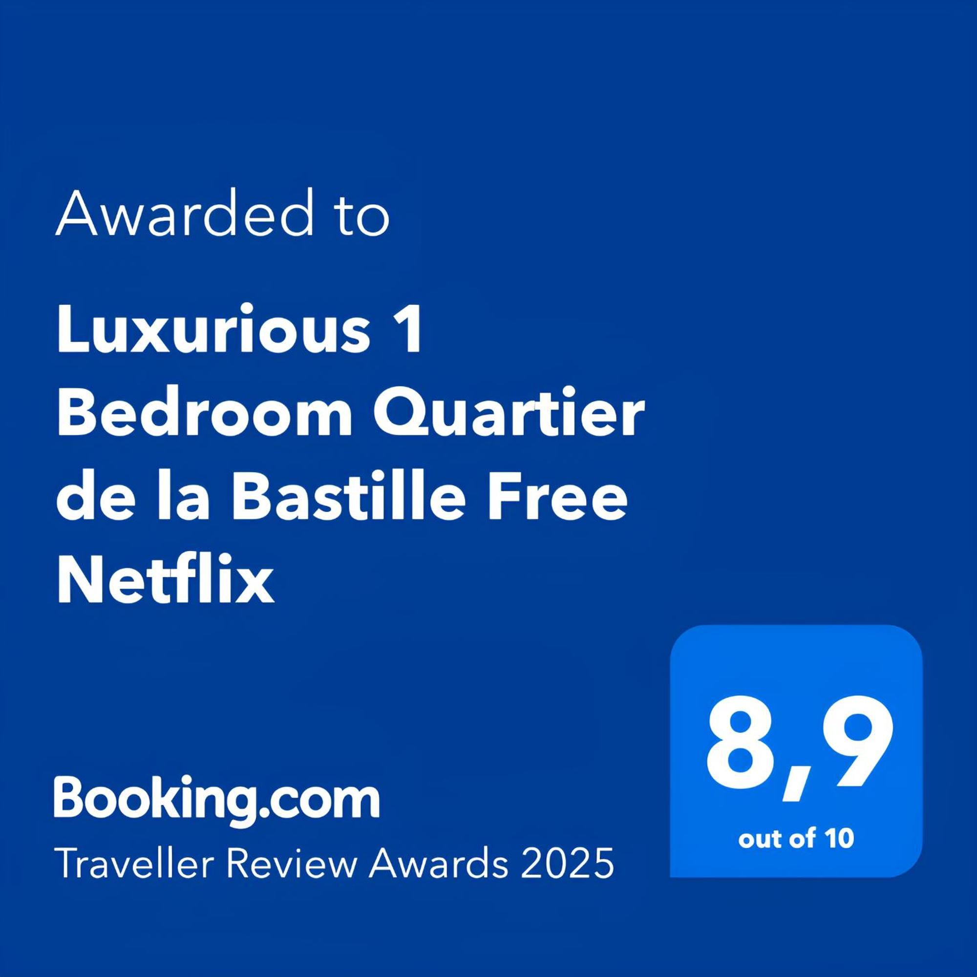Luxurious 1 Bedroom Quartier De La Bastille Free Netflix Paris Extérieur photo